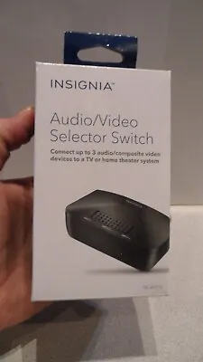 Insignia Audio Video Selector Switch AV A/V RCA Composite NS-VS314 • $11.99