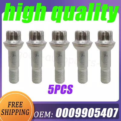 5Pcs For Benz ML350 S500 GLK350 S550 CL500 GL450 Wheel Lug Bolts Nuts 0009905407 • $26.59