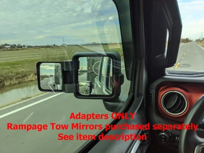 $36 • Buy Fits Jeep Gladiator/JL/Wrangler Rampage Tow Mirror Adpt Set (MirrorsNOTIncluded)