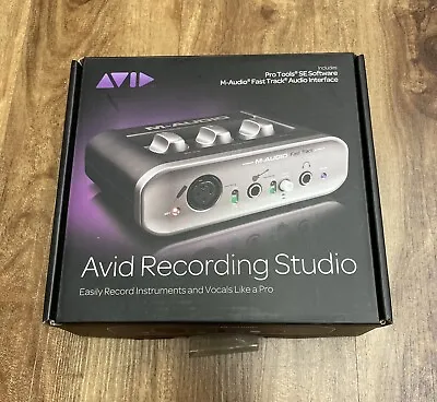 M-Audio Fast Track Avid USB Music Recording Studio Interface Guitar & Vocal • $39.99