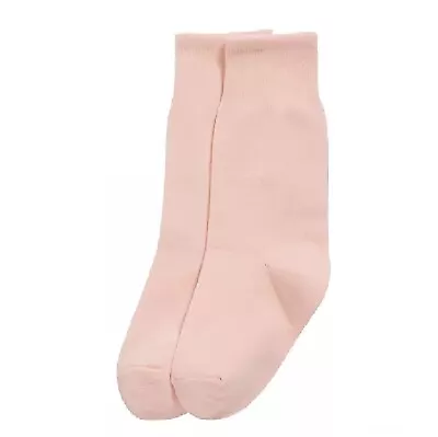 Girls Kids COTTAN Ballet Dance Socks Super Soft Knitted Ribbed Cuff Lightweight  • £3.95