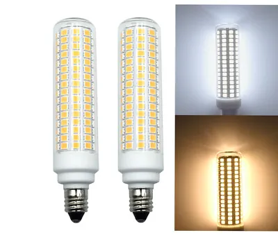 $16.71 • Buy 2x E11 LED Bulb 12W 100~265V 168Led Ceramics Ceiling Fan Light Equivalent 120W H