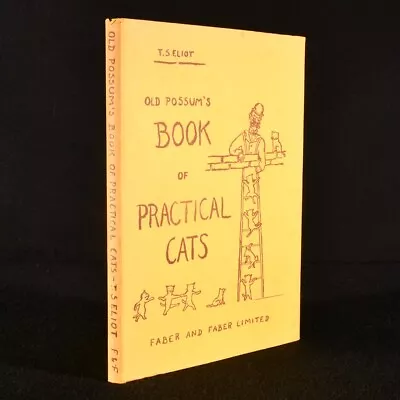 1952 Old Possum's Book Of Practical Cats T S Eliot New Edition Dust Wrapper • £104