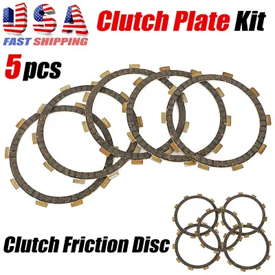 5 Clutch Friction Plate Disc For Honda CB200 CL200 CA175 CB175 CL175 XL175 SL175 • $20.99