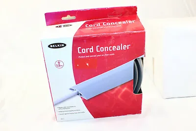 Belkin Cord Concealer - On-Floor Cable Cover - 6 Feet Grey - Trip-Free Safety • $17.59