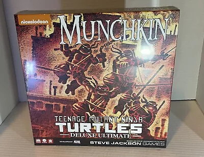 NEW Munchkin Teenage Mutant Ninja Turtles TMNT Deluxe Ultimate Board Game Sealed • $70