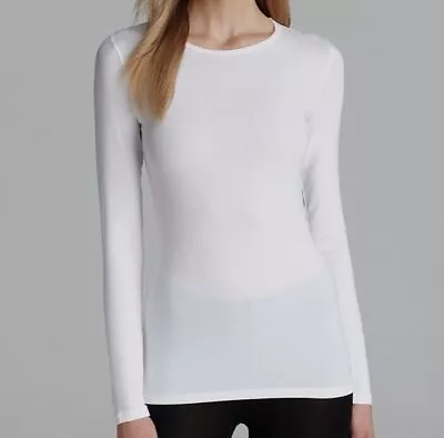 $139 Majestic Paris Women's White Long Sleeve Top Size 2 • $43.98