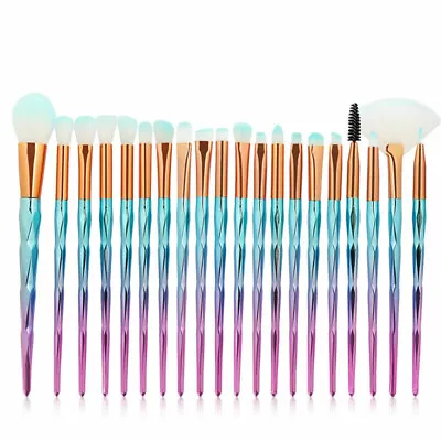 10/20PC Make Up Brushes Set Foundation Powder Brush Eyeshadow Lip • $6.64