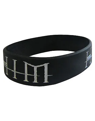 HIM Heartagram Band Logo Official New Black 10 Mm Rubber Wristband • £5.95