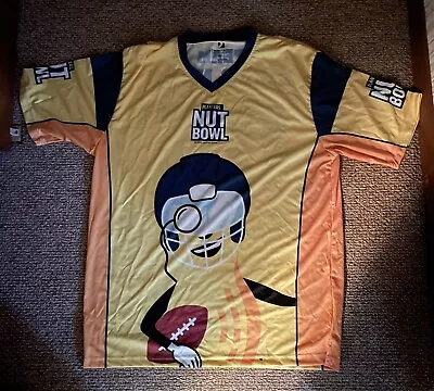 Planters Nut Bowl Shirt Jersey Team Mixed Nuts Mr Peanut XL • $35