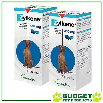 Zylkene Nutritional Supplement For Dogs 450mg X  60 Capsules • $145.12