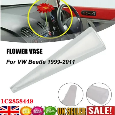 Car Flower Vase Holder Decor Dashboard Gerbera For VW Beetle 1999-2011 1C2858449 • £8.99