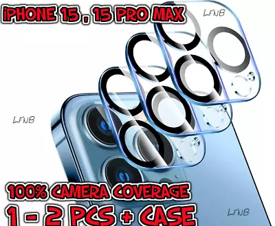 Camera Lens For IPhone 15141312 11 Pro  Case Protector Tempered Glass Cover • £1.75