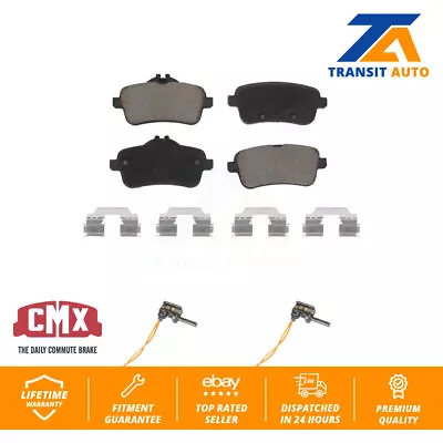 Rear Ceramic Brake Pads Wear Sensor Kit For Mercedes-Benz ML350 GLE350 GL450 AMG • $31.33