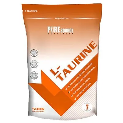 £11.99 • Buy Pure 100% Taurine Powder Amino Acid Electrolyte Balance Antioxidant 500g