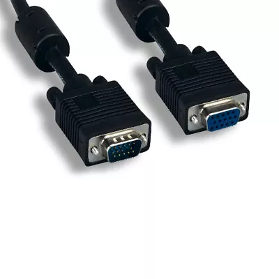 3 Feet SVGA Video Extension Cord 28AWG Male To Female HDTV PC Monitor Projector • $10