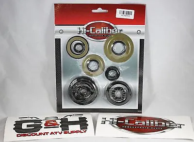 QUALITY Complete Engine Oil Seal Kit For ALL Yamaha YFM 350 Warrior And Raptor • $20.95