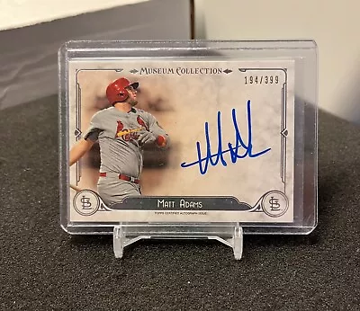 Matt Adams 2014 Topps Museum Collection Archival Autographs AA-MA St. Louis /399 • $5.45