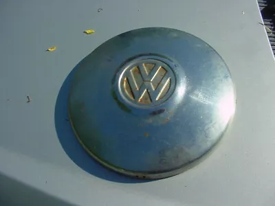 Used Ok VW Volkswagen Chrome Center Hub Cap 10 Inch Beetle Bug  Bus  • $20