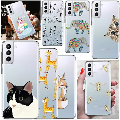 Silicone Case For Samsung Galaxy A25 A14 A35 A54 A15 Shockproof Soft Phone Cover • £5.27