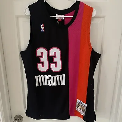 Authentic Jersey Miami Heat Alternate 2005-06 Alonzo Mourning Men Sz L New • $69.99
