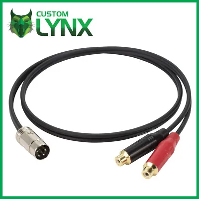 4 Pin DIN To 2 X RCA Phono Female Sockets Cable. QUAD 33/34/44/303/405 PRO Lead  • £25