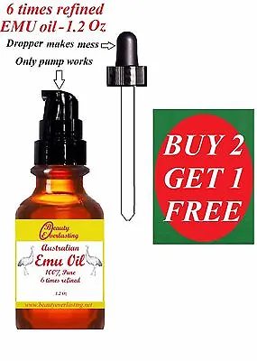 $6.89 • Buy *100% Pure Australian Organic Emu Oil  6x Refined  Try It Now!