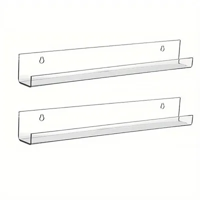 Clear Viynl Record Wall Mount Stands (2 Pack) • $8.99