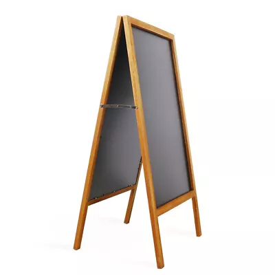 Magnetic Chalkboad Dual Side Sidewalk A Frame Sign Message Board Sandwich Board • $39.92