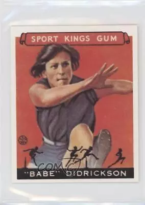 1986 1933 Goudey Sport Kings Gum Reprint Babe Didrikson Zaharias #45 • $11.74