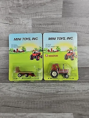 Hesston 130-90  Tractor  Hay Trailer 1:64 Scale Diecast Mini Toys Inc • $16.99