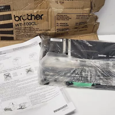 Brother Wt-100cl Waste Toner Box Black For Models Listed In Description • $21