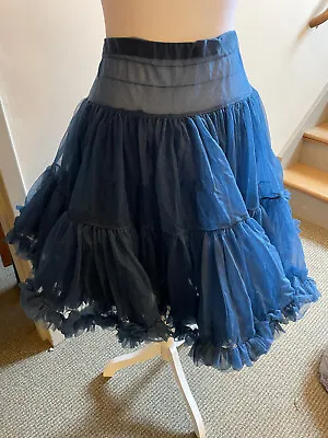 VTG Partners Please Malco Modes Square Dance Petticoat Skirt Blue 582 P • $49.99