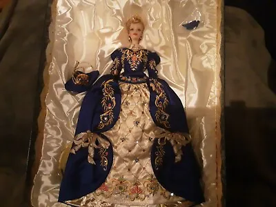 Faberge Imperial Elegance 1997 Porcelain Barbie Doll   • $320