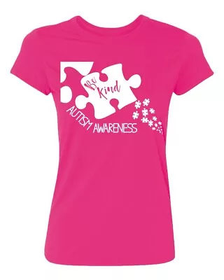 $11.99 • Buy Be Kind Autism Puzzle Awareness Women's T-Shirt Autism Love Sweet Smart  Tee