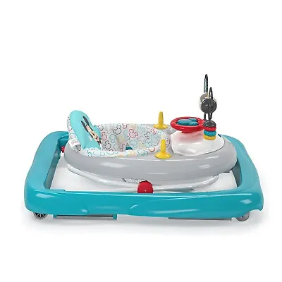 DISNEY Baby Mickey Mouse Blue Original Bestie 2-in-1 Infant Activity Walker-NEW! • $40