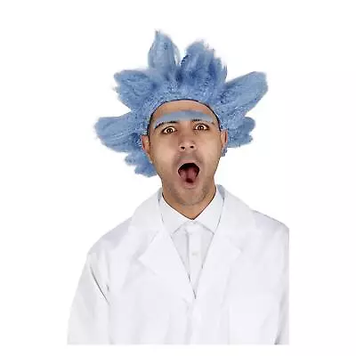 Mad Scientist Adult Costume Wig With Unibrow | One Size • $20.99