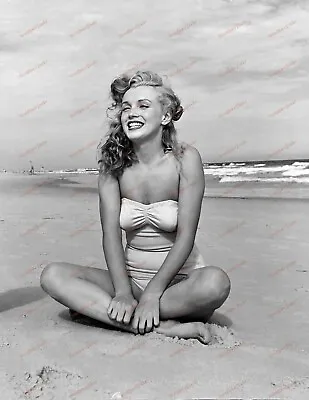 Marilyn Monroe In Bikini Swimsuit On Beach SEXY HOT BUSTY HD PHOTO PRINT PICTURE • $2.99