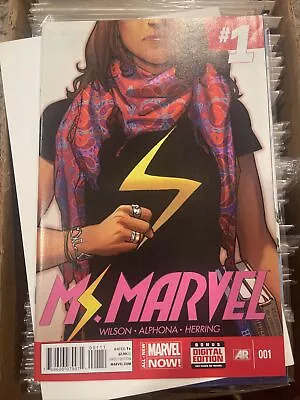 Ms Marvel #1 - 1st Solo Kamala Khan - Willow Wilson - 2014 - NM • $50