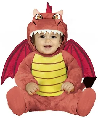 Halloween Baby & Toddler Dragon Fancy Dress Costume Winged Monster Outfit Fg • £21.99