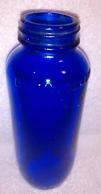 Vintage Cobalt Blue Medicine Bottle Bromo Seltzer 6  Tall • $12.95