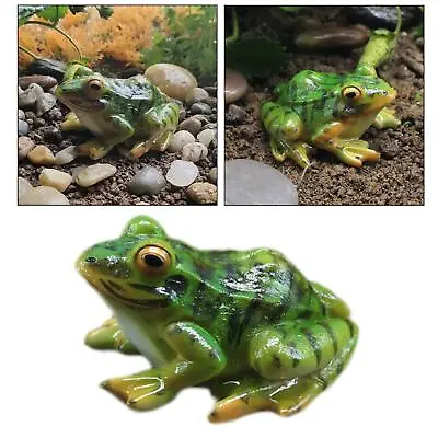 Garden  Frog Big  Statue Figurine Ornament Sculpture  Gift • £6.02