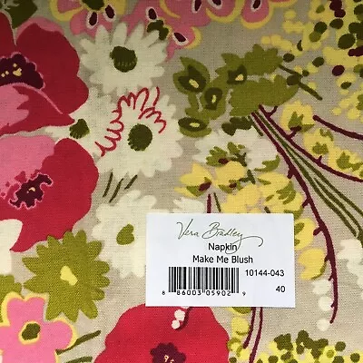 Vera Bradley Napkin In Make Me Blush - Nwt • $10