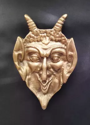 Metal Ashtray Face Head Satan Satyr Damn Devil Demon Mephistopheles • $99