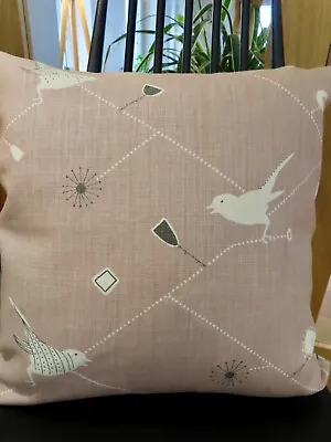 Vanessa Arbutnott 20  Dawn Chorus Dusky Pink Double-Sided Cushion Cover Zip • £18.99