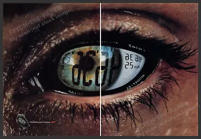 Nike Triax Speed Watch 2000s Print Advertisement (2 Page Centerfold) 2002 Eyes • $12.99