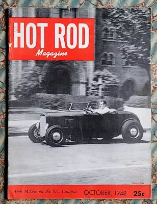 $229.92 • Buy Original HOT ROD #10 1948 Vintage Auto Racing SCTA RTA Dry Lake BARRIS Custom 41