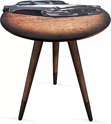 Car Design Wooden Furniture Decor Side End Coffee Table (Gray)FF11-87.2.3116 • $35.58