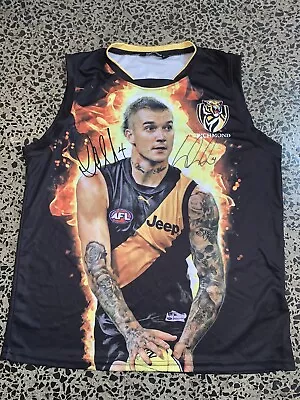 $395 • Buy # DUSTIN MARTIN RICHMOND TIGERS PREMIERS JUMPER Hand Signed Norm Smith