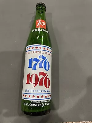 1975  7up Bottle Vintage Bicentennial-rare! 1776-1976-liberty Bell-commemorative • $9.95